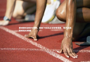 B体育官方-蓉城俱乐部官方声明，张岩下放系正当管理措施，账户冻结传闻毫无根据